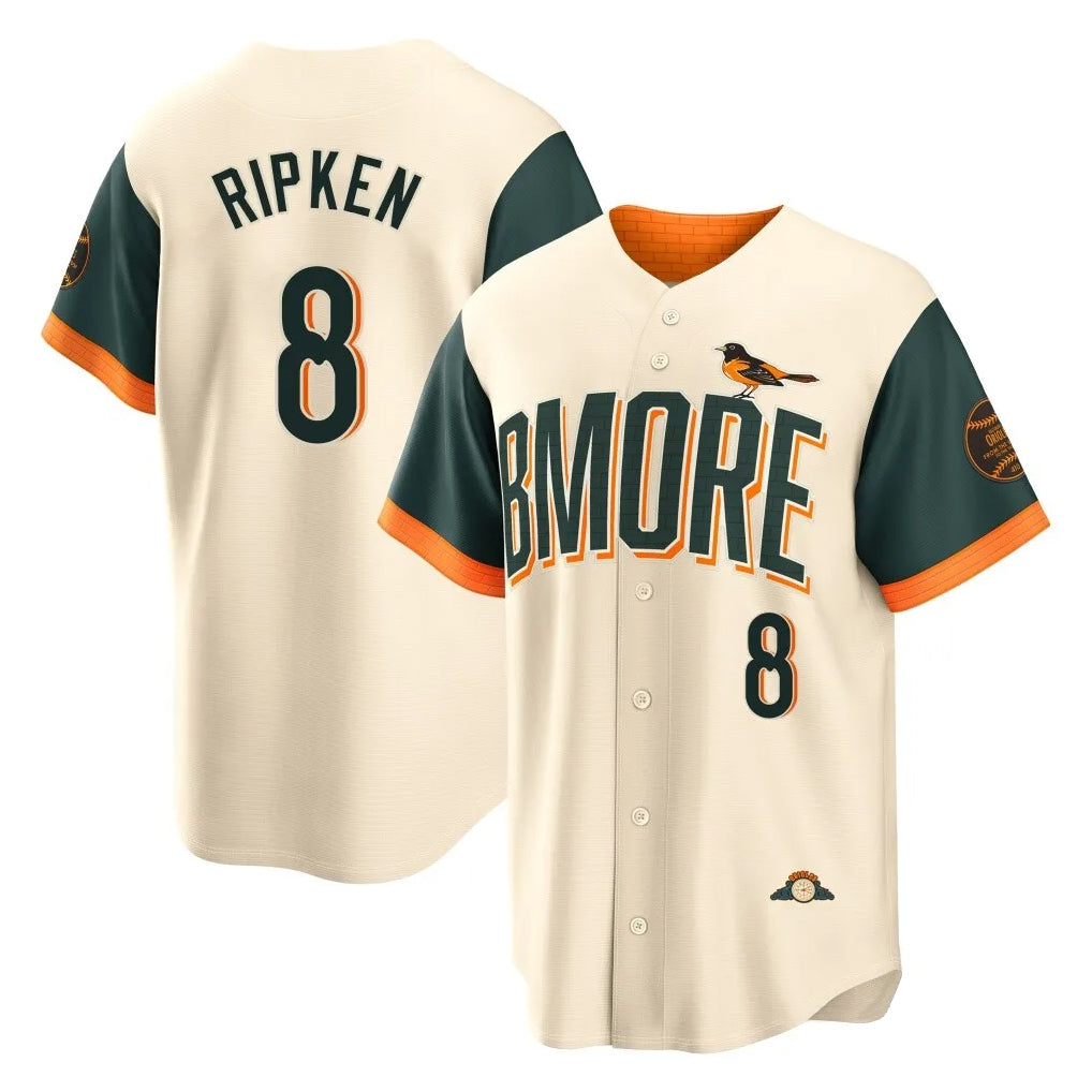 Keante B.Orioles #8 Cal Ripken Player Cream 2026 City Connect Home Game Stitched Jerseys