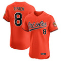 Keante B.Orioles #8 Cal Ripken Player Orange Limited Elite Home Game Stitched Jerseys