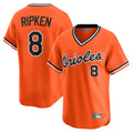 Keante B.Orioles #8 Cal Ripken Player Orange T-shirt Limited Home Game Stitched Jerseys
