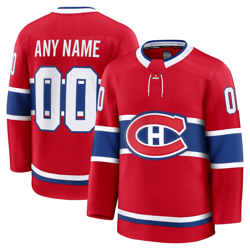 Keante Cheap M.Canadiens Red Home Premium Jerseys