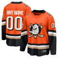 Keante Custom A.Ducks Orange Home Breakaway Jerseys