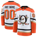 Keante Custom A.Ducks White Away Premium Jerseys
