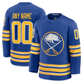 Keante Custom B.Sabres Royal Home Premium Stitched Jerseys