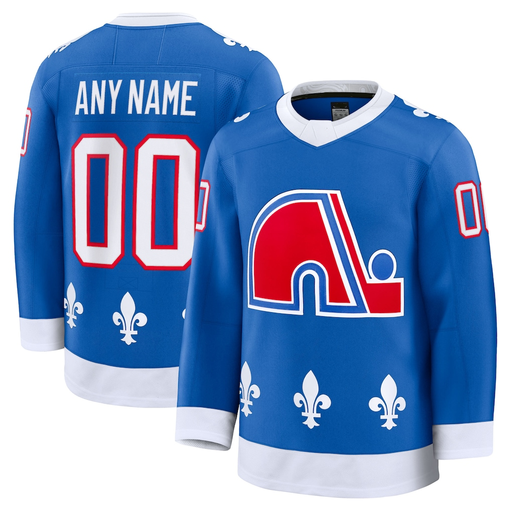 Keante Custom C.Avalanche Blue Alternate Heritage Premium Jerseys