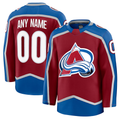 Keante Custom C.Avalanche Burgundy Home Premium Jerseys