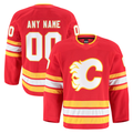 Keante Custom C.Flames Red Home Authentic Pro Jerseys