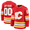 Keante Custom C.Flames Red Home Premium Jerseys