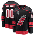 Keante Custom C.Hurricanes Black 2026 Stanley Cup Champions Home Breakaway Custom Stitched Jerseys