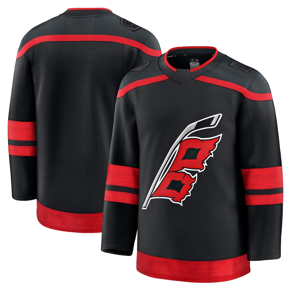 Keante Custom C.Hurricanes Black Home Premium Stitched Jerseys