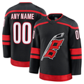 Keante Custom C.Hurricanes Black Home Premium Stitched Jerseys