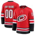 Keante Custom C.Hurricanes Red Alternate Premium Stitched Jerseys