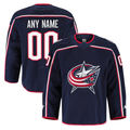 Keante Custom CB.Jackets Navy Home Authentic Pro Jersey