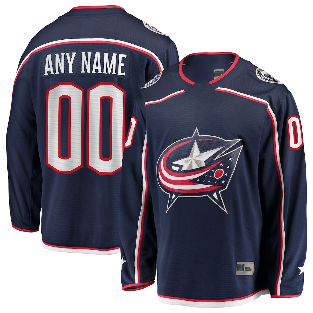 Keante Custom CB.Jackets Navy Home Breakaway Jersey