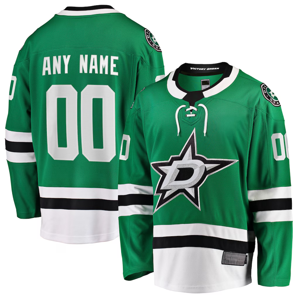 Keante Custom D.Stars Green Home Breakaway Jerseys