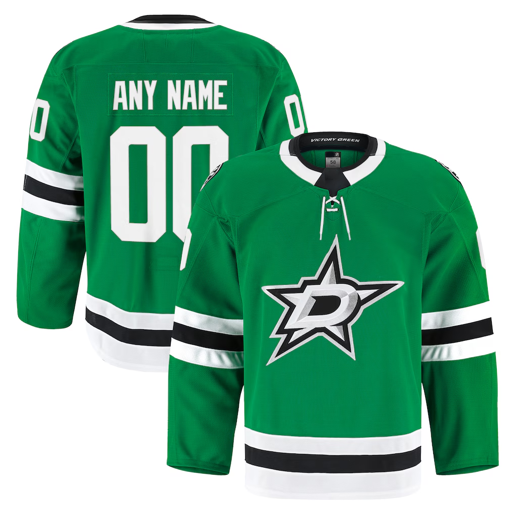 Keante Custom D.Stars Kelly Green Home Authentic Pro Jerseys