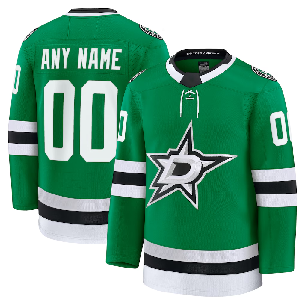 Keante Custom D.Stars Kelly Green Home Premium Jerseys