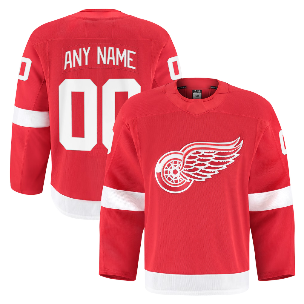 Keante Custom DR.Wings Red Home Authentic Pro Jerseys
