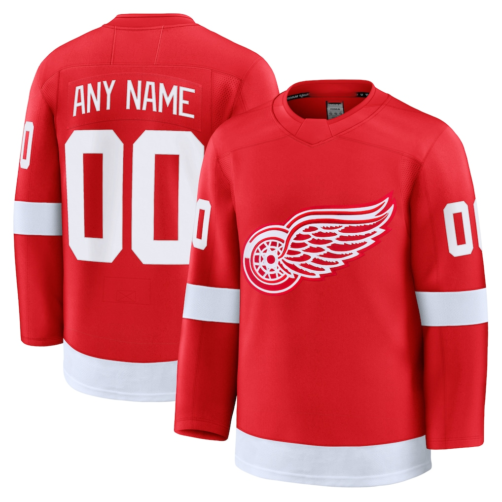 Keante Custom DR.Wings Red Home Premium Jerseys