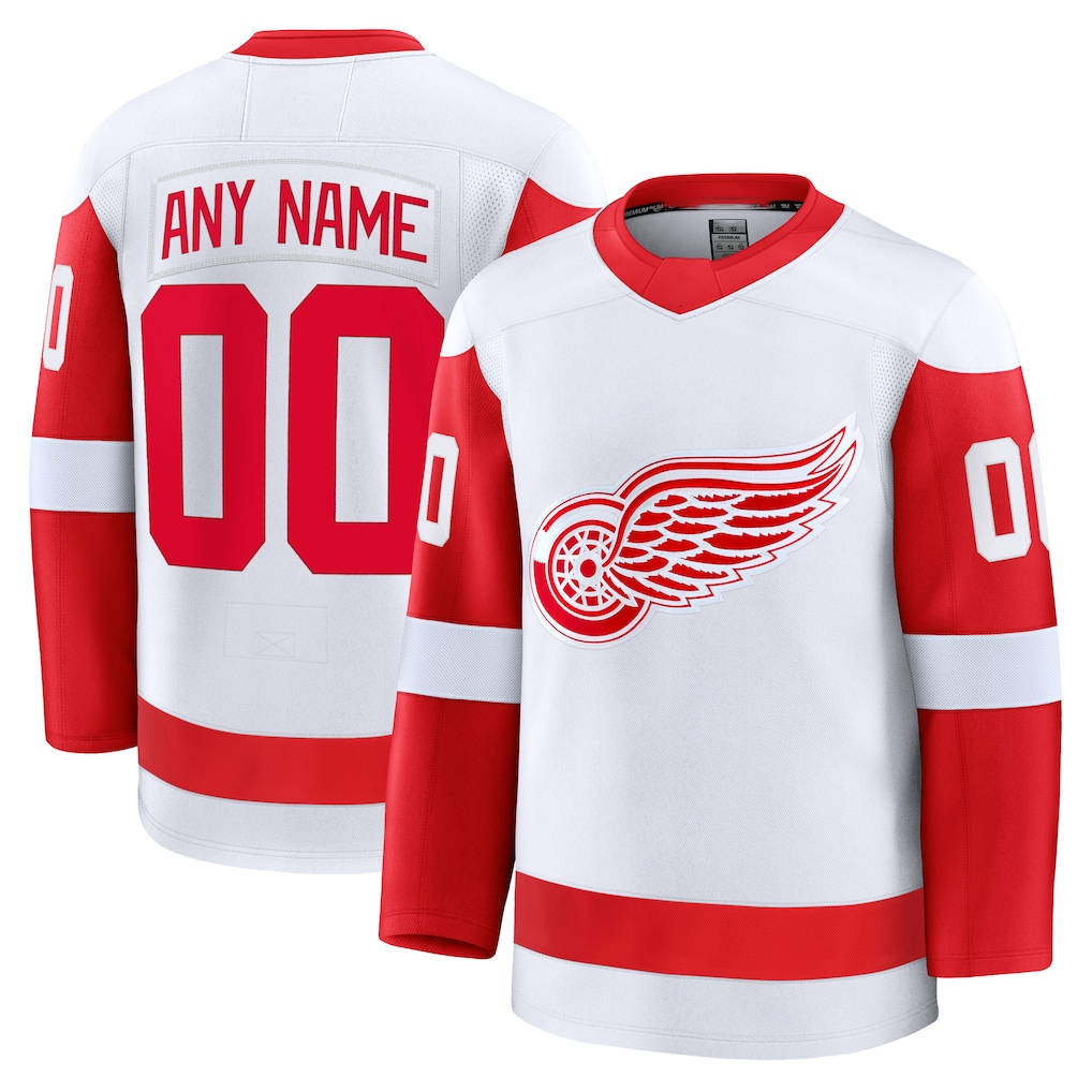 Keante Custom DR.Wings White Away Premium Jerseys