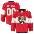 Keante Custom F.Panthers Red Home Authentic Pro Jerseys