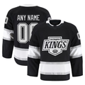 Keante Custom LA.Kings Black Home Authentic Pro Jerseys