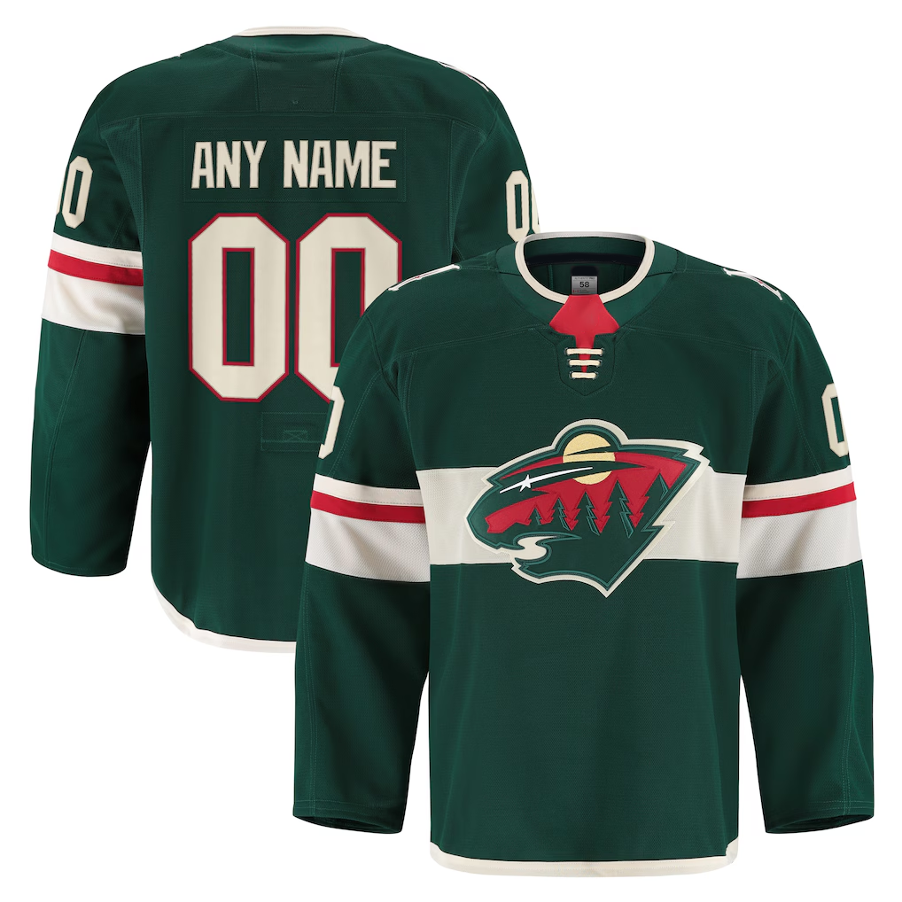 Keante Custom M.Wild Green Home Authentic Pro Jerseys