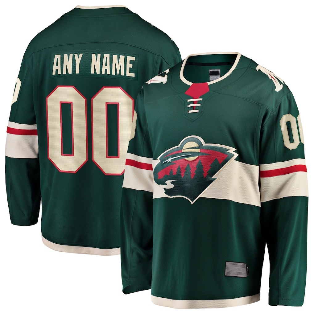 Keante Custom M.Wild Green Home Breakaway Jerseys