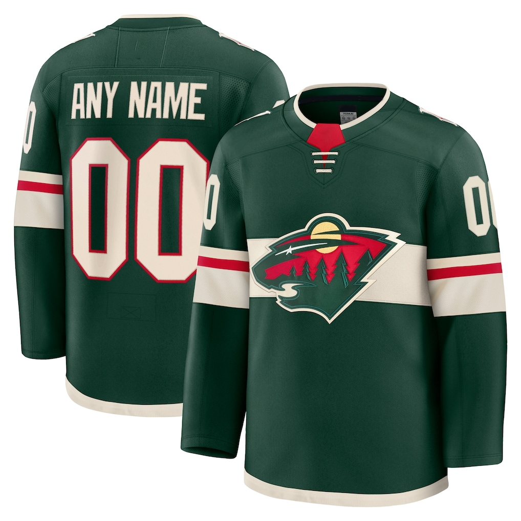 Keante Custom M.Wild Green Home Premium Jerseys