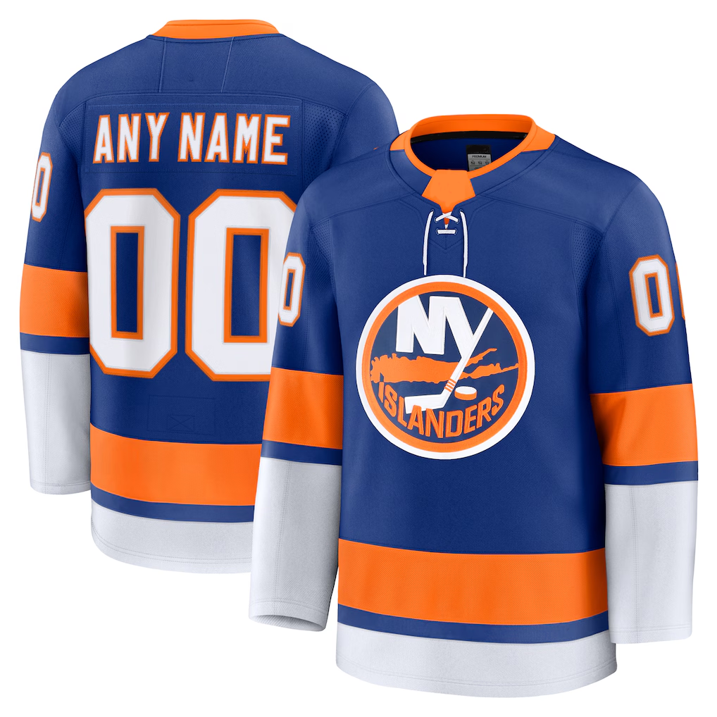 Keante Custom NY.Islanders Royal Home Premium Jerseys