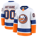 Keante Custom NY.Islanders White Away Premium Jerseys