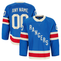 Keante Custom NY.Rangers Blue Centennial Authentic Pro Jerseys