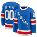 Keante Custom NY.Rangers Blue Centennial Premium Jerseys