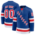 Keante Custom NY.Rangers Royal Home Premium Jerseys