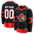 Keante Custom O.Senators Black Home Breakaway Jerseys