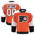 Keante Custom P.Flyers Orange Home Authentic Pro Jerseys