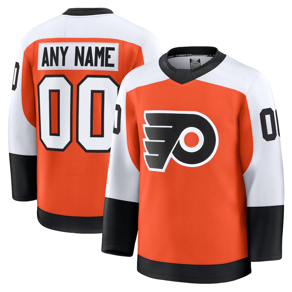 Keante Custom P.Flyers Orange Home Premium Jerseys
