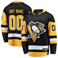 Keante Custom P.Penguins Black Home Breakaway Jerseys