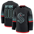 Keante Custom S.Kraken Black Alternate Premium Jerseys
