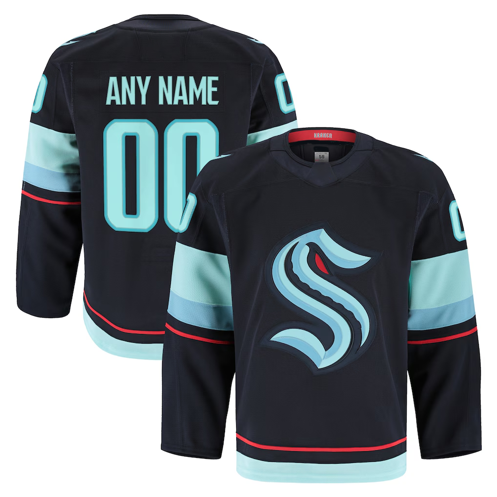 Keante Custom S.Kraken Deep Sea Blue Home Premium Jerseys