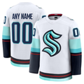 Keante Custom S.Kraken White Away Premium Jerseys