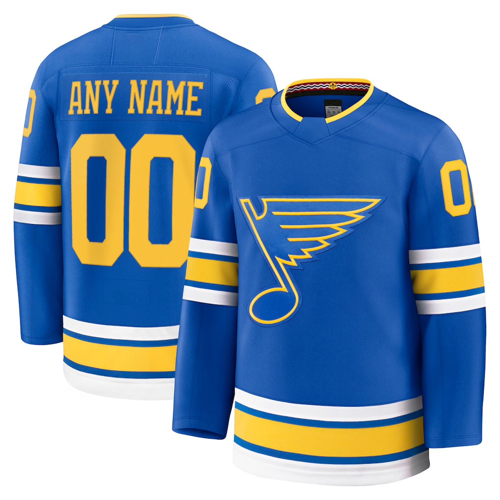 Keante Custom SL.Blues Blue Home Premium Jerseys