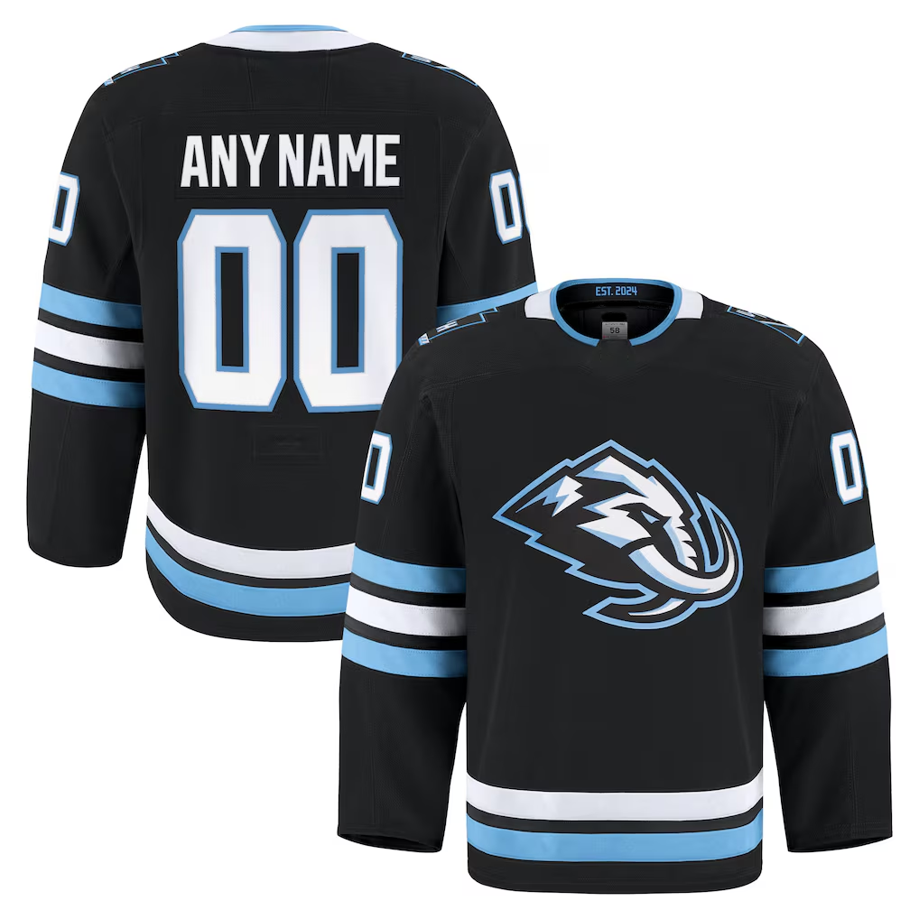 Keante Custom U.Mammoth Black Home Authentic Pro Jerseys
