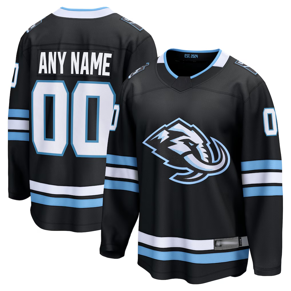 Keante Custom U.Mammoth Black Home Breakaway Jerseys