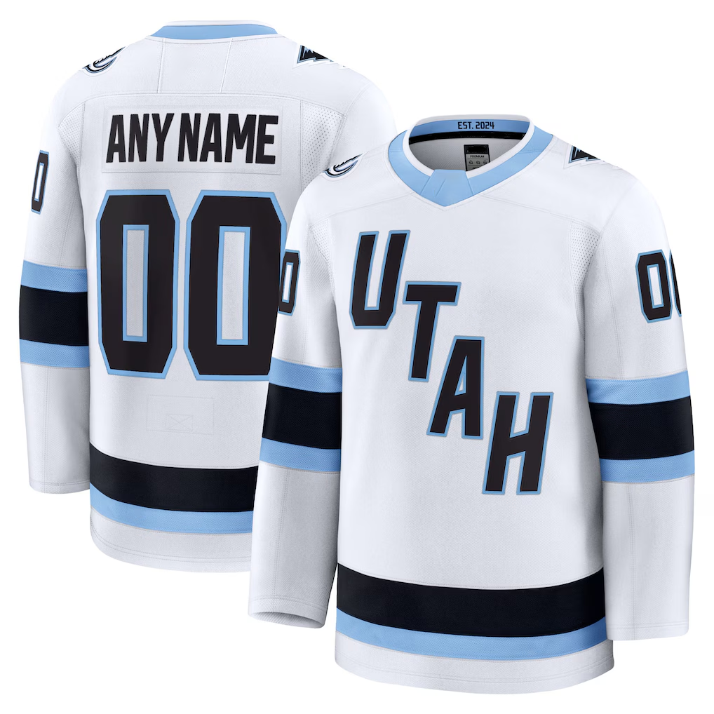 Keante Custom U.Mammoth White Away Premium Jerseys