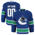 Keante Custom V.Canucks Blue Home Authentic Pro Jerseys