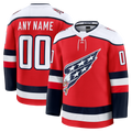 Keante Custom W.Capitals Red Alternate Premium Jerseys
