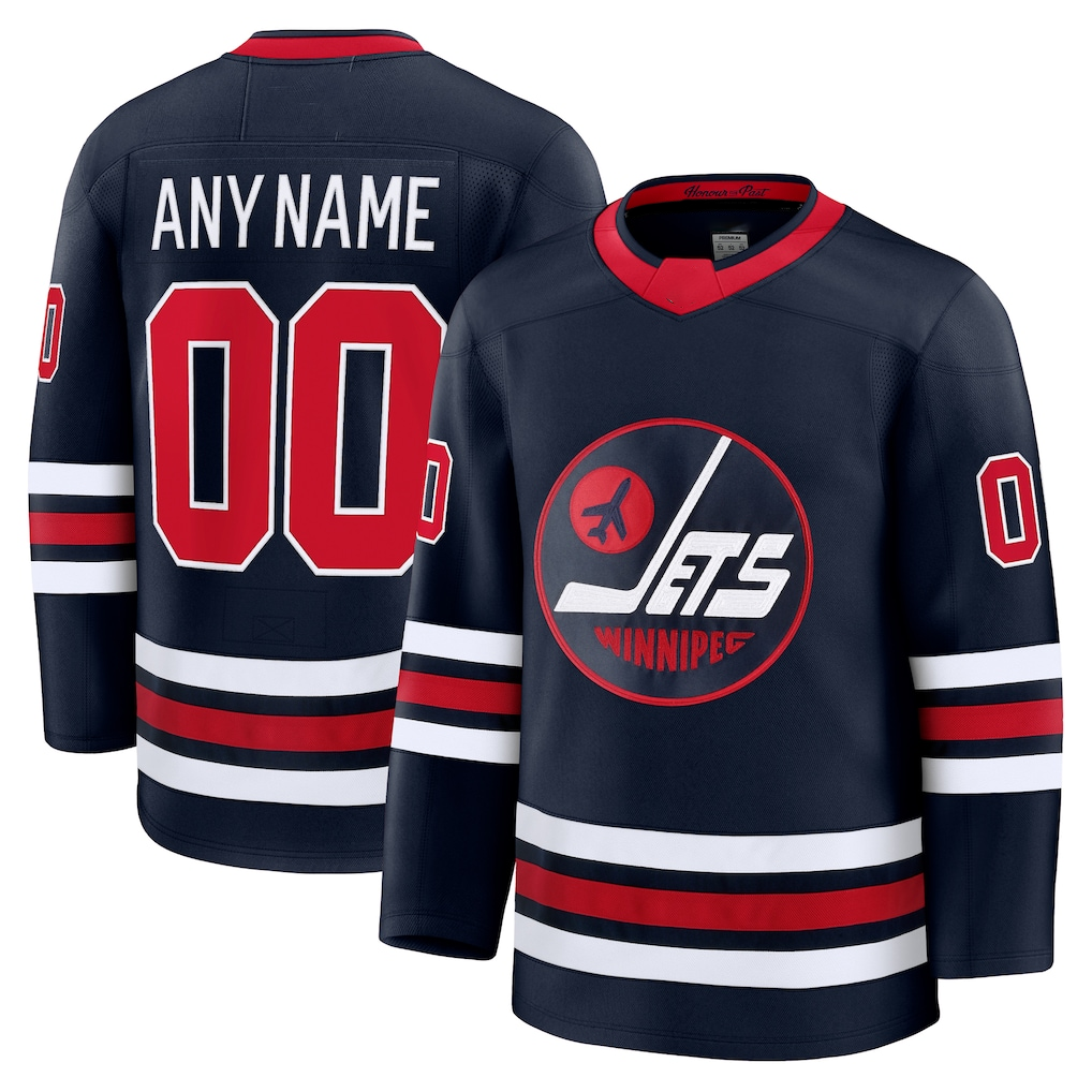 Keante Custom W.Jets Navy Alternate Premium Jerseys