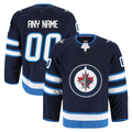 Keante Custom W.Jets Navy Home Authentic Pro Jerseys