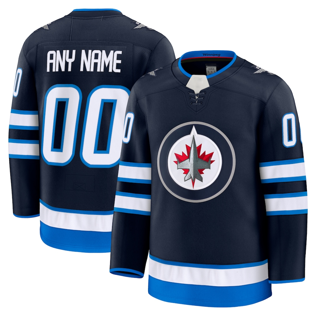 Keante Custom W.Jets Navy Home Premium Jerseys