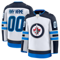 Keante Custom W.Jets White Away Premium Jerseys